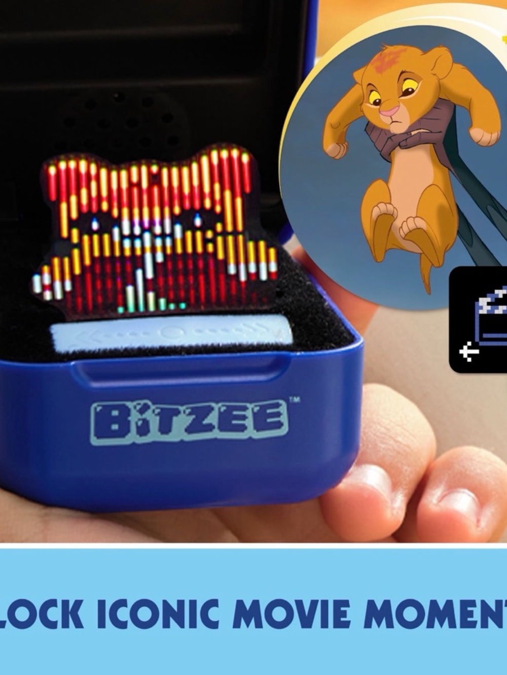 Disney Bitzee Blue LED Interactive Toy with 20+ Disney Characters - Picture 3 of 4